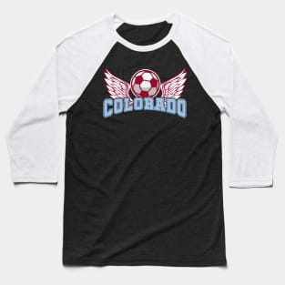 Colorado Soccer Baseball T-Shirt